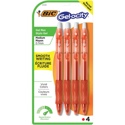 PENROLL RT.GEL.0.7mm RED CARD (BICRLCP41RD)