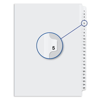 #5 WHITE 11'' LITIG.DIV.1/25 (DAVW04005)