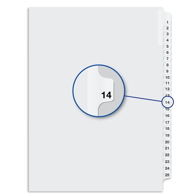 #14 WHITE 11''LITIG.DIV.1/25 (DAVW04014)