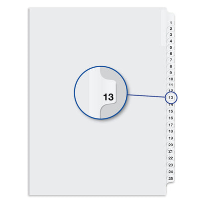 #13 WHITE 11"LITIG.DIV.1/25 (DAVW04013)