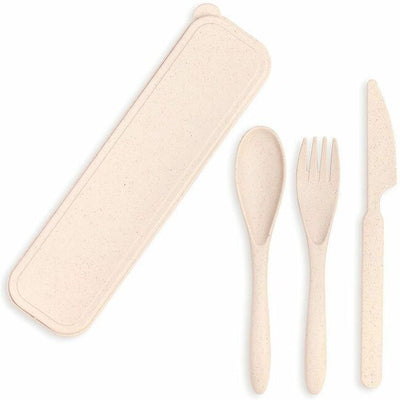 CUTLERY SET OF 3 BEIGE (GCIXGW4BI)