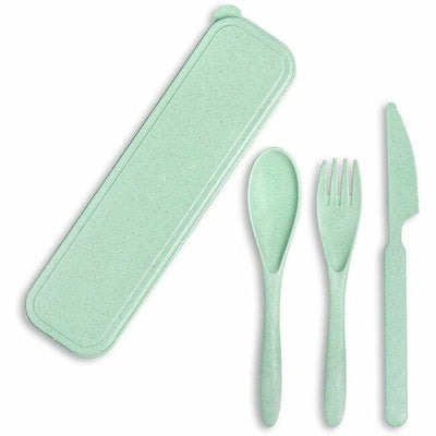 CUTLERY SET OF 3 GREEN (GCIXGW4LGN)