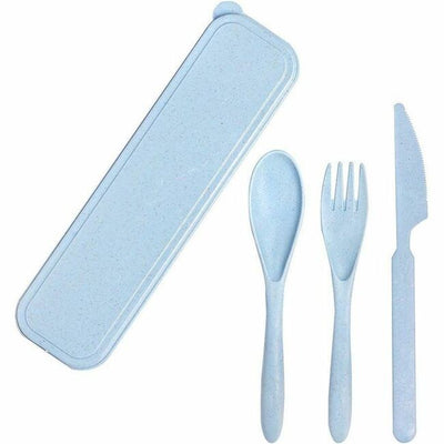CUTLERY SET OF 3 BLUE (GCIXGW4LBE)