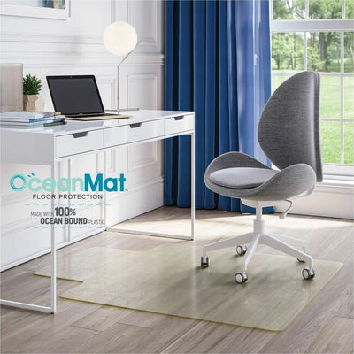 CHAIRMAT NO GRIP W/LIP 45X53 (DEFCM2G232OCB)