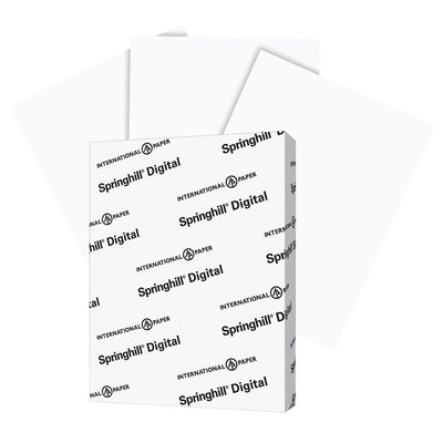 SPRINGHILL CARD. 110LB LEG. WHITE (SGHSPRI923366)
