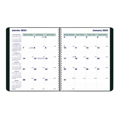 Blueline Wirebound Monthly Planner (BLIC151281BT)