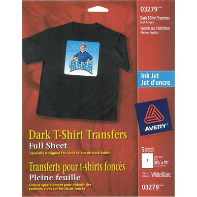 Avery® Dark T-Shirt Transfers (AVE03279)