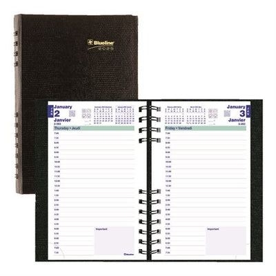 Blueline Coilpro English/French Daily Planner (BLIC1504C81B)