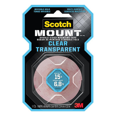 CLEAR MOUNTING TAPE 1'' X 5' (MMM410H-DC-EF)