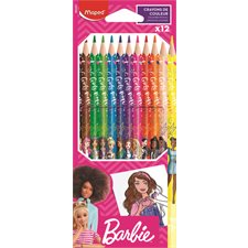COLOURED PENCIL BARBIE ASS. (MAP862207)