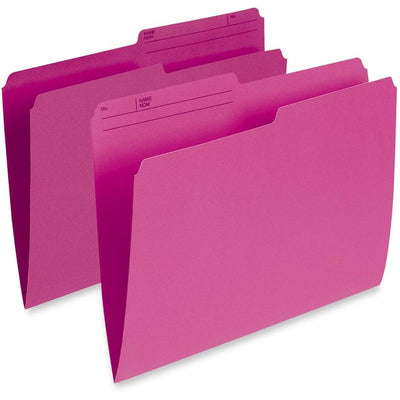 Pendaflex 1/2 Tab Cut Letter Recycled Top Tab File Folder (PFXR415-PNK)