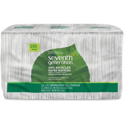 NAPKINS,RECYCLED,WHITE (SEV13713)