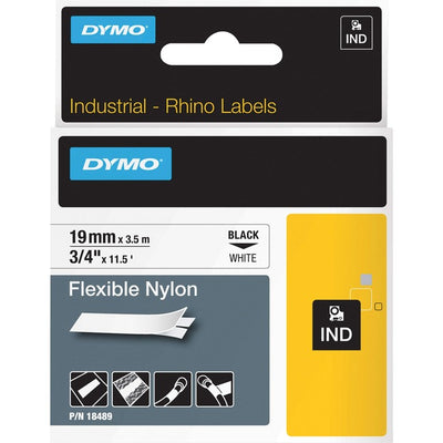 Dymo Rhino Flexible Nylon Labels (DYM18489)