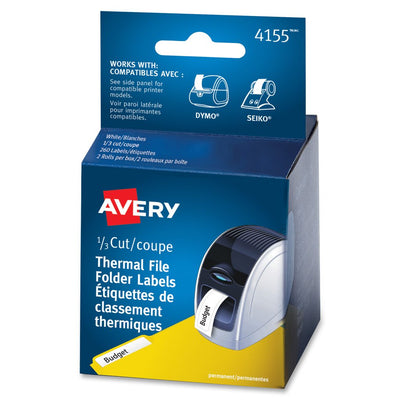 Avery 1/3 Cut Thermal File Folder Multipurpose Labels (AVE04155)