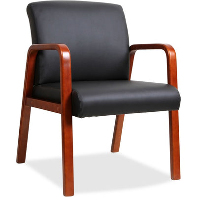 CHAIR,GUEST,WOOD,BLK/CHY (LLR40200)