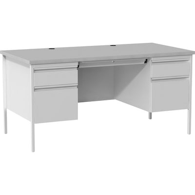 Lorell Fortress Series Double-Pedestal Desk (LLR60935)