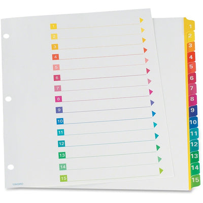 TOPS RapidX Colour Coded Index Dividers (OXFCR21315NSR)