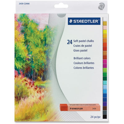 Staedtler karat 2430 Soft Pastel Chalk (STD2430-C24A6)