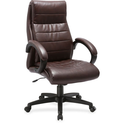 CHAIR,HIBACK,BLEATH,BRWN (LLR59531)