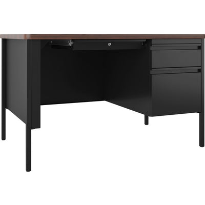 Lorell Fortress Series 48" Right-Pedestal Teachers Desk (LLR66939)