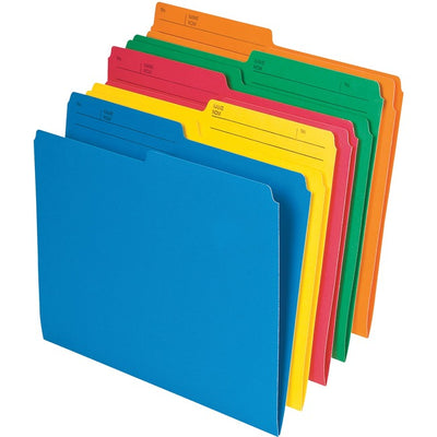 Pendaflex 1/2 Tab Cut Letter Recycled Top Tab File Folder (PFXDCP415-10)