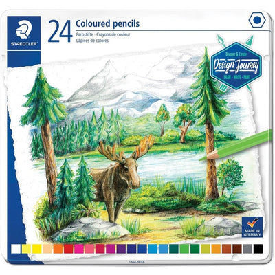 COL.PENCIL TRIANG 3mm ASST(24) (STD1278-C24)