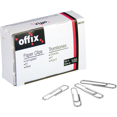 CLIP #1 (1-3/16) OFFIX CORRUG.SILV. (NVX345132)