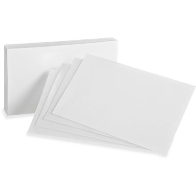 Oxford Blank Index Cards (OXF50)