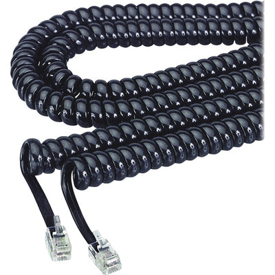 CORD, HANDSET COIL 12'  *BLACK (SOF48102)
