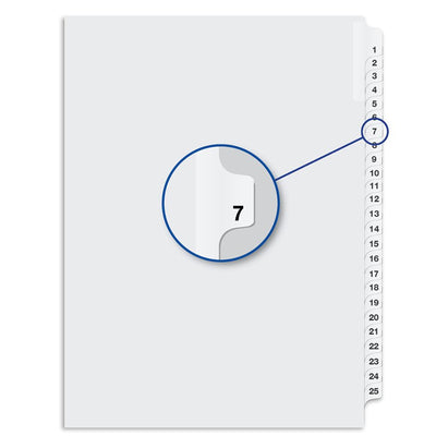 #7 WHITE 11''LITIG.DIV.1/25 (DAVW04007)