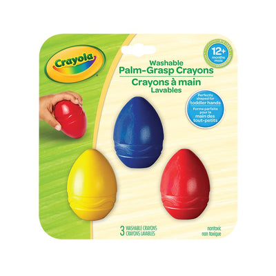 Crayola 3 Washable Palm-Grasp Crayons (CYO80-6905)