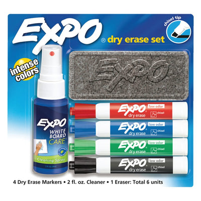 Expo&reg; Low Odour Dry Erase Starter Sets (SAN80653)