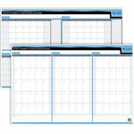 DayTimer 90/120 Day Undated Laminated Reversible Planner, 24"x36" (DTM3413859737)