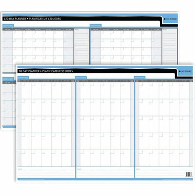 DayTimer 90/120 Day Undated Laminated Reversible Planner, 24"x36" (DTM3413859737)