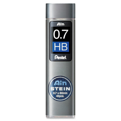 Ain Stein Lead Refill (0.7mm), HB, 40 Leads per Tube (PENC277BPHB)