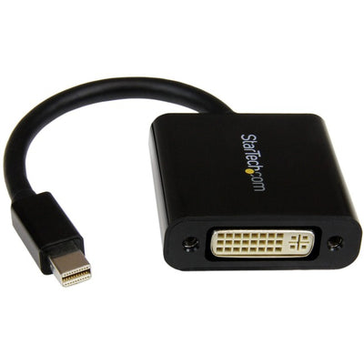 StarTech.com Mini DisplayPort to DVI Adapter, Mini DP to DVI-D Single Link Converter, 1080p Video, Passive, mDP 1.2 to DVI Monitor/Display (STCMDP2DVI3)