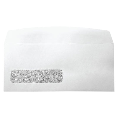 Supremex Single Window Envelope #10, White, 500/Box (SPX1040480FSC)