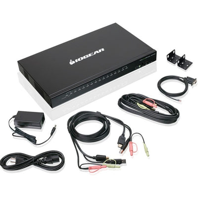 16-PORT USB HDMI KVM SWITCH (IOGGCS1816H)