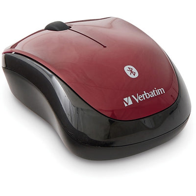 Verbatim Bluetooth&reg; Wireless Tablet Multi-Trac Blue LED Mouse - Garnet (VER70240)