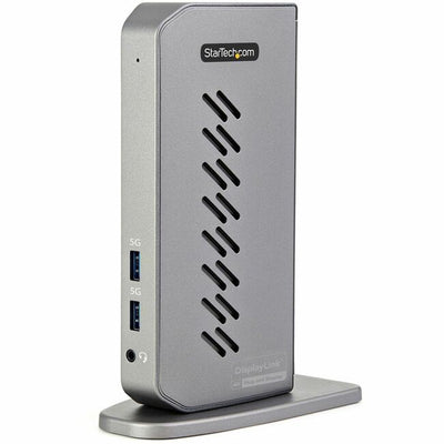 StarTech.com USB-C USB-A Dock - Hybrid Universal USB 3.0 Laptop Docking Station - Dual Monitor 4K 60Hz HDMI/DisplayPort - 6xUSB Type-A/GbE (STCDK30A2DHU)