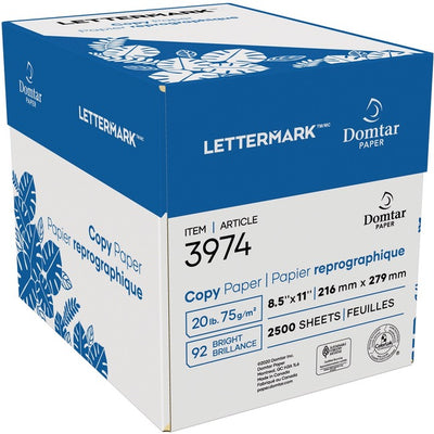Domtar Copy Paper 92B 20lb 8-1/2" x 11" 500/pkg (DMR3974)