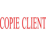 STAMP S-PR.COPIE CLIENT (TRO111158)