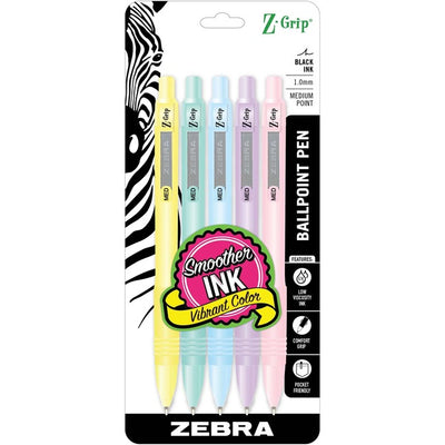 BALLPOINT 1.0MM PASTEL (ZEB22105)