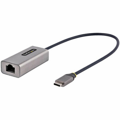 StarTech.com USB-C to Ethernet Adapter, 10/100/1000 Mbps, Gigabit Network Adapter, ASIX AX88179A, 1ft/30cm Cable, Windows/macOS/Linux (STCUS1GC30B2)