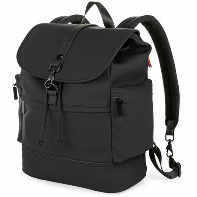 BACKPACK ESS.VEG.LEATH.BK (BUGBKP2267BUBLACK)
