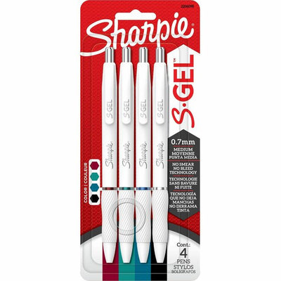 Sharpie S-Gel, White Fashion Barrel, Medium Point (0.7mm) (SAN2206098)