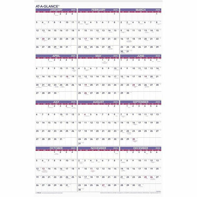 CALENDAR WALL YEAR 24X36 (AAGPM122825)