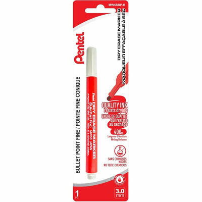 MARKER DRY ERASE FINE PT.RED (PENMW5SBPB)
