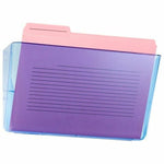 WALL FILE TRASPARENT BLUE (OIC23220)