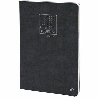 JOURNAL DOTS SLIM BLACK (QUO231158)